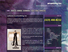Tablet Screenshot of amaidzinginc.com